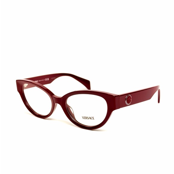 Versace Mod. 3361U 5487 Women's Bordeaux New Authentic 53mm Glasses NWT - Picture 5 of 7